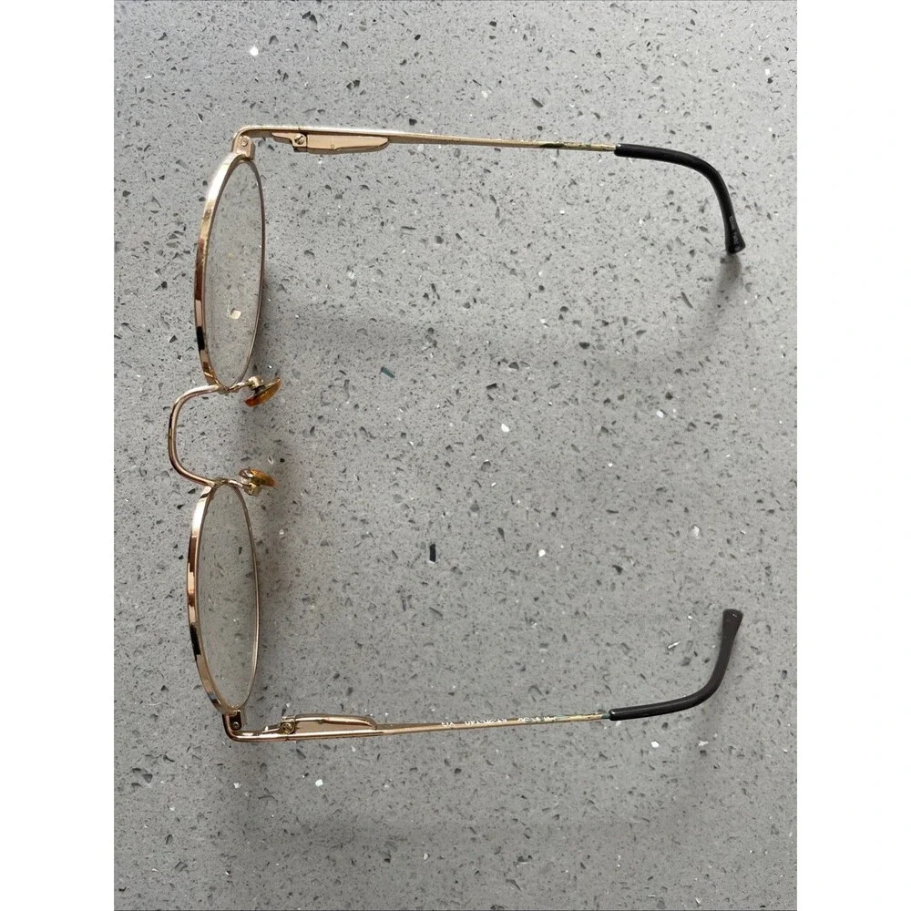 Kenmark Gallery Oval Flex Eyeglasses FRAMES ONLY 51-20-140 gold full rim READ